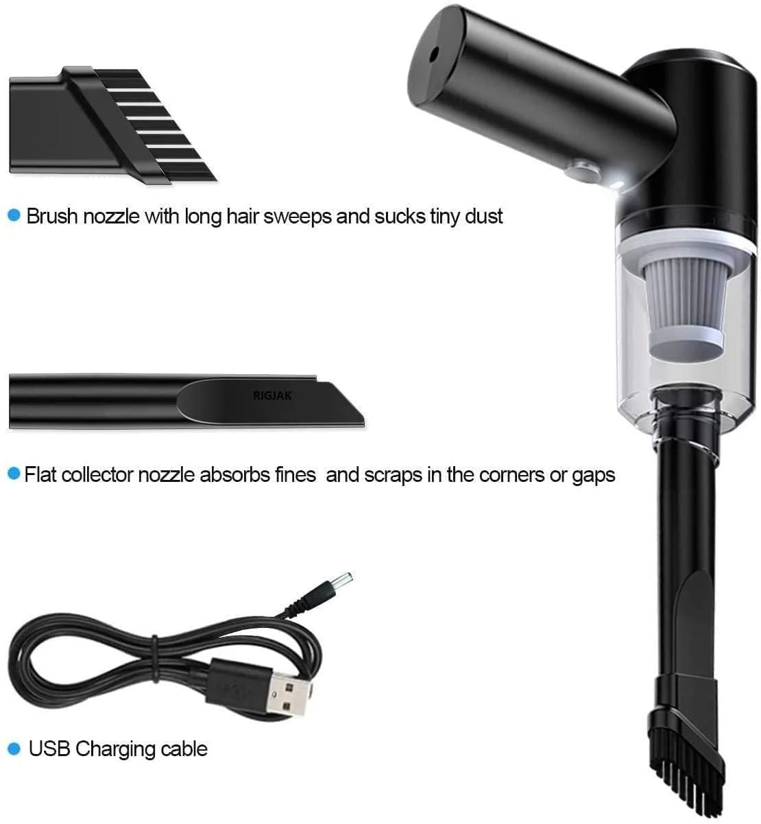 3 in 1 Portable Air Duster Wireless Vacuum Cleaner
